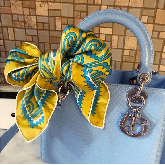 Authentic Lanvin Ultra Rare 1960’s Vintage Jeanne Lanvin Pure Silk Large Scarf - Picture 12 of 12